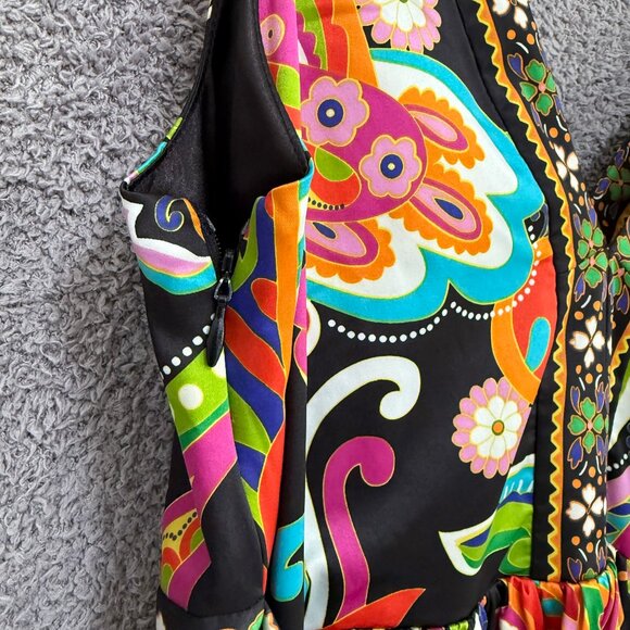 ECI New York colourful print dress Size 12 - Picture 6 of 6